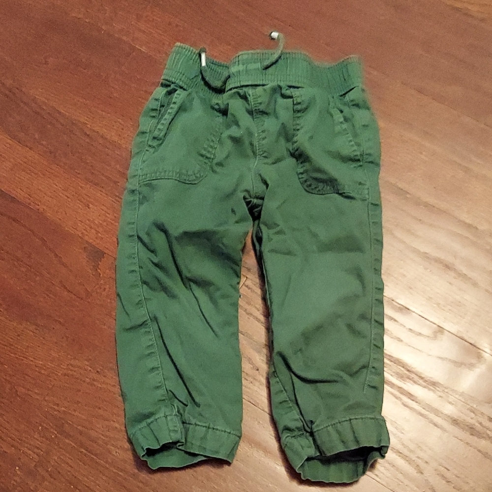 Green Kids Pants